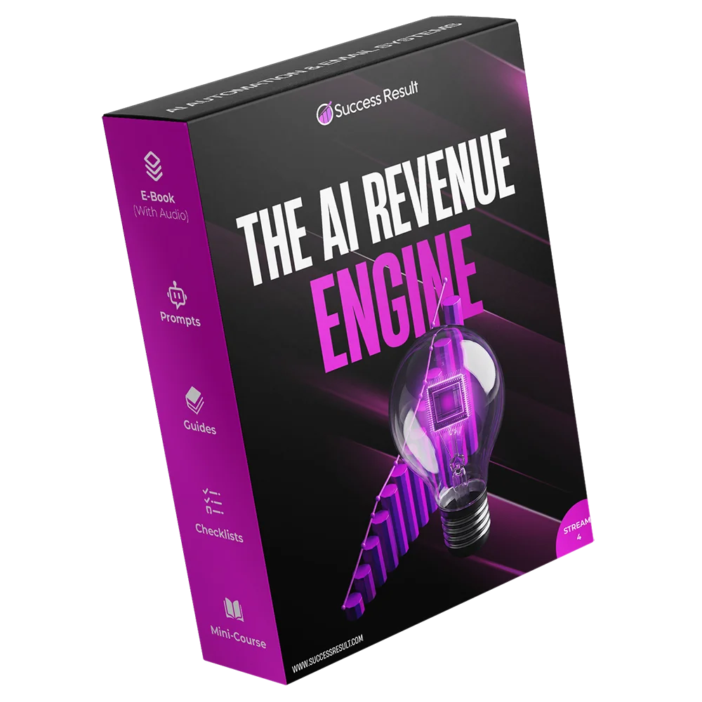 The AI Revenue Engine — Audio, e-book, checklist, guides, listicle, mini-course, prompt pack and toolstack