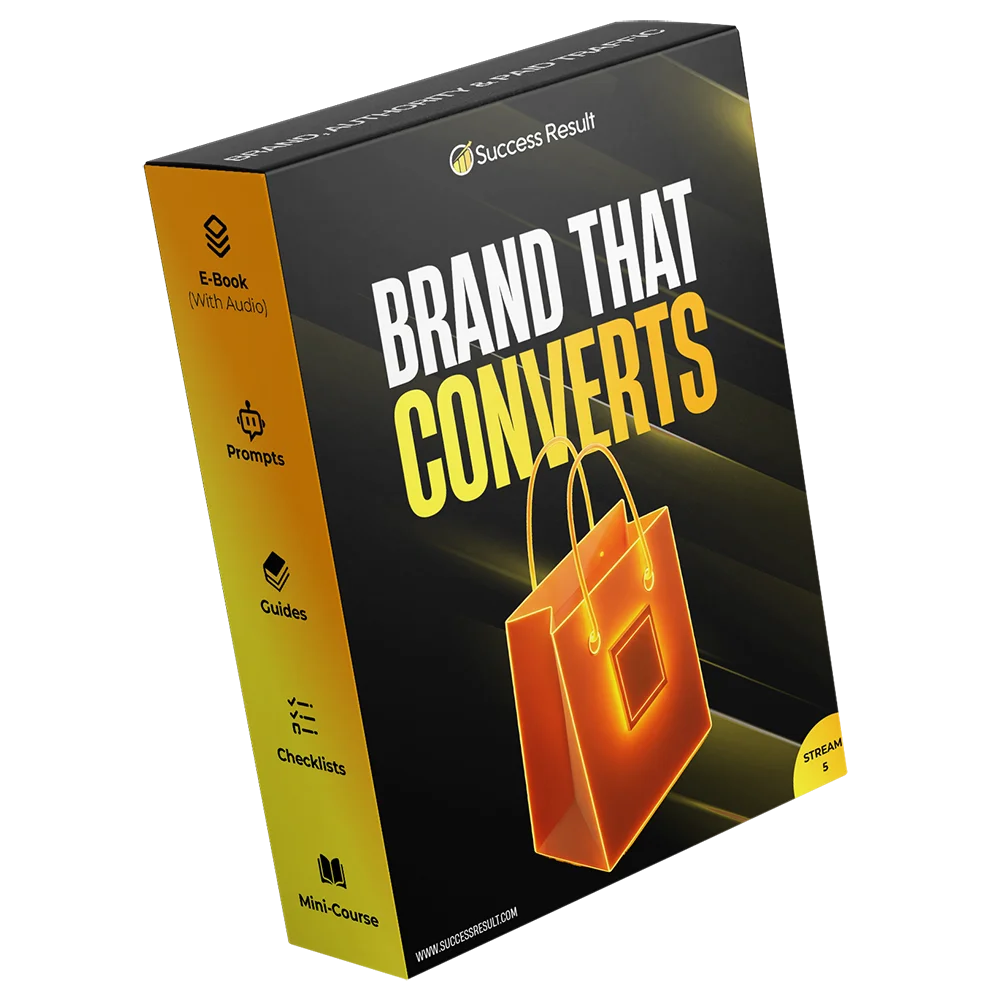 Brand That Converts — Audio, E-Book, checklist, guide, mini-course, prompt pack and toolstack