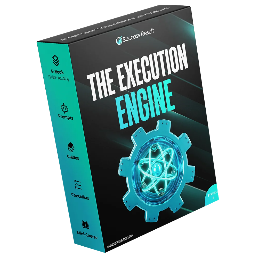 The Execution Engine — Audio, e-book, checklist, guides, listicles and mini-course