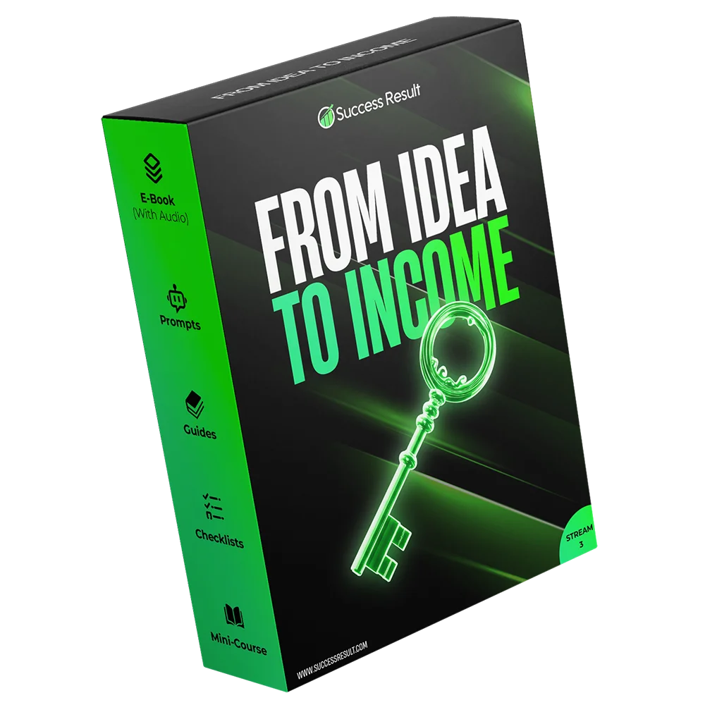 From Idea to Income — E-Book, checklist, guide, prompt pack, toolstack and workbook