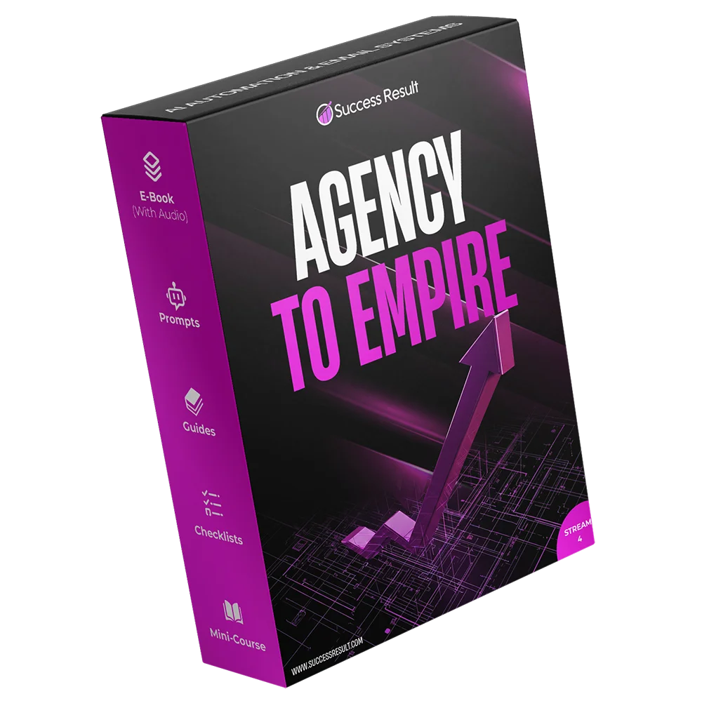 Agency to Empire — Audio, e-book, checklist, guide, listicle, mini-course, prompt pack and toolstack