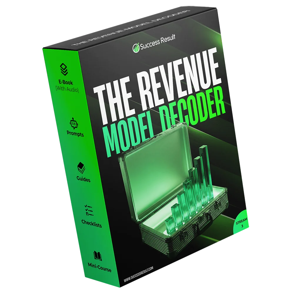 The Revenue Model Decoder — Book, audio, checklists, guides, listicles, mini-course and prompt pack