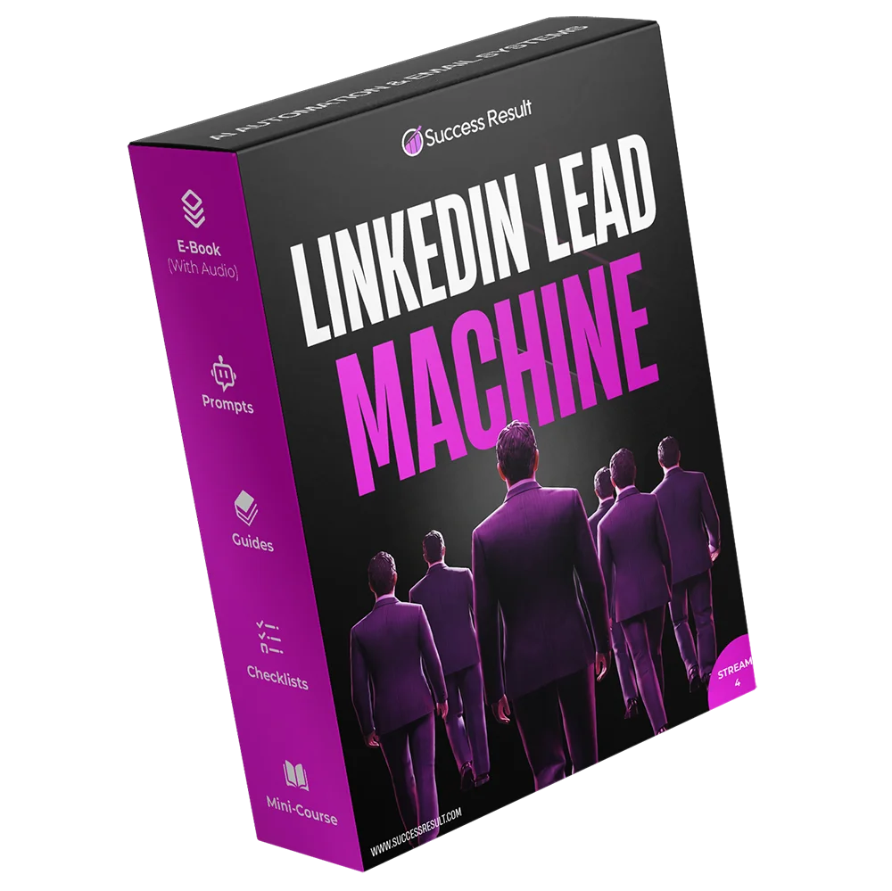 LinkedIn Lead Machine — Audio, E-Book, checklist, guide, mini-course and prompt pack