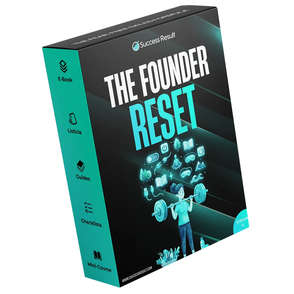 The Founder Reset — Audio, e-book, checklists, guide, listicles and mini-course