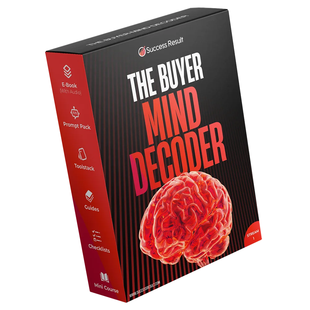 The Buyer Mind Decoder — E-Book, guide, checklist, mini-course, prompt pack and toolstack