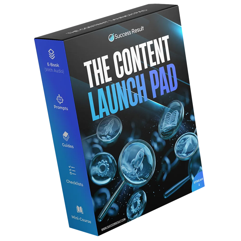 The Content Launch Pad — E-Book, audio, guide, checklist, mini-course and prompt pack