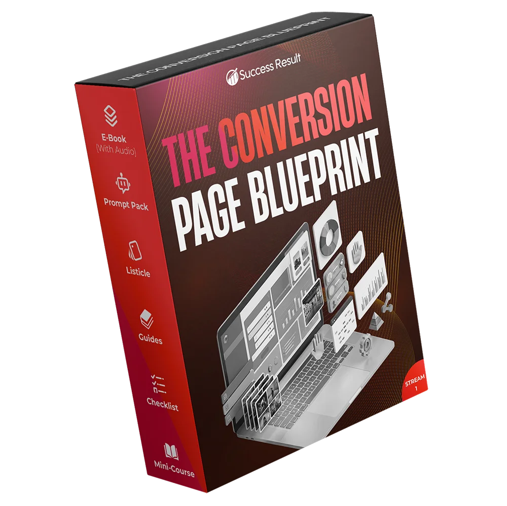 The Conversion Page Blueprint — Audio, E-Book, checklist, guides, listicles, mini-course and prompt pack