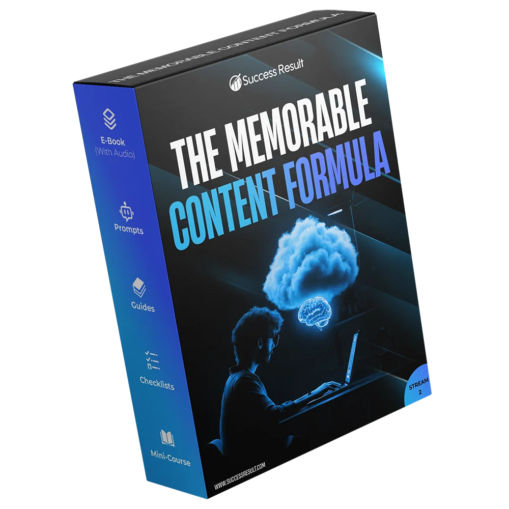 The Memorable Content Formula — E-Book, checklist, guide, prompt pack and workbook