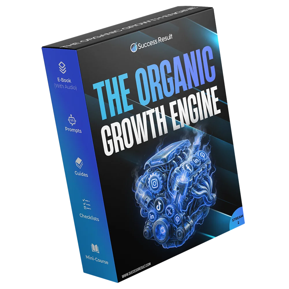 The Organic Growth Engine — Audio, E-Book, checklists, guides, mini-course, prompt pack and toolstack