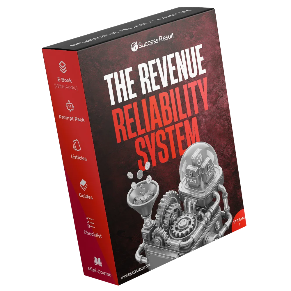 The Revenue Reliability System — Audio, book, checklists, guides, listicles and mini-course