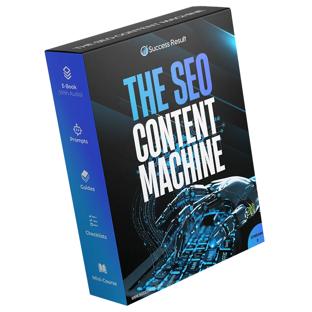 The SEO Content Machine — Audio, E-Book, checklists, guides, mini-course, prompt pack and toolstack