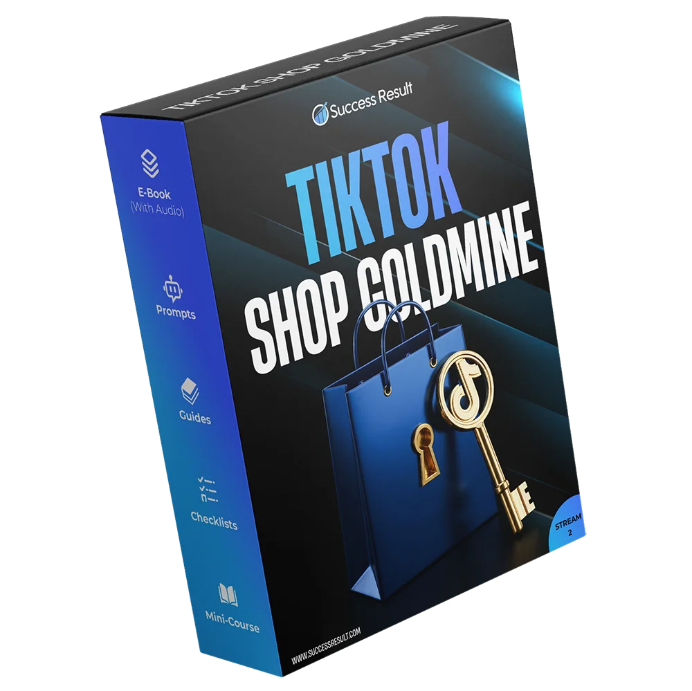 TikTok Shop Goldmine — Audio, E-Book, checklists, guides, listicles and mini-course