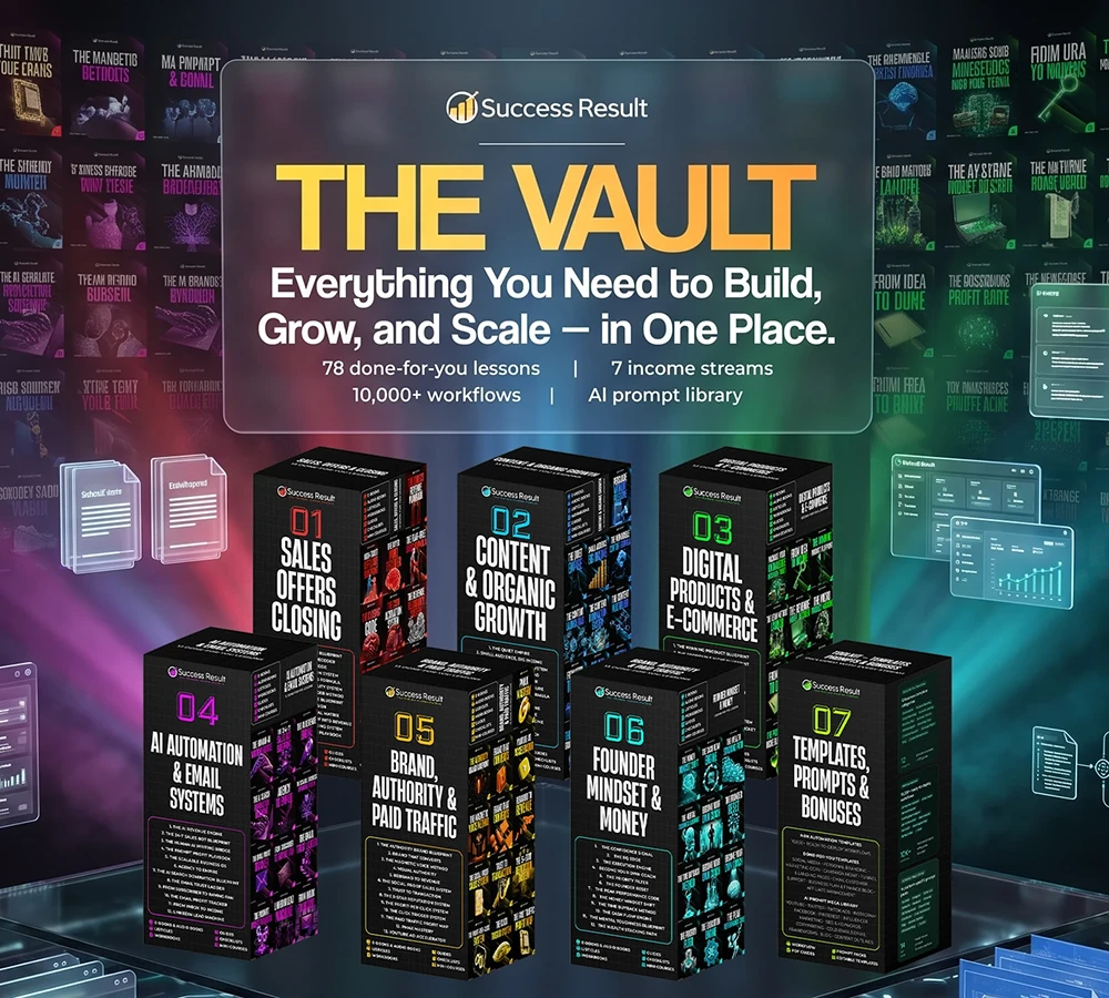 The Success Result Vault — everything included at $124.