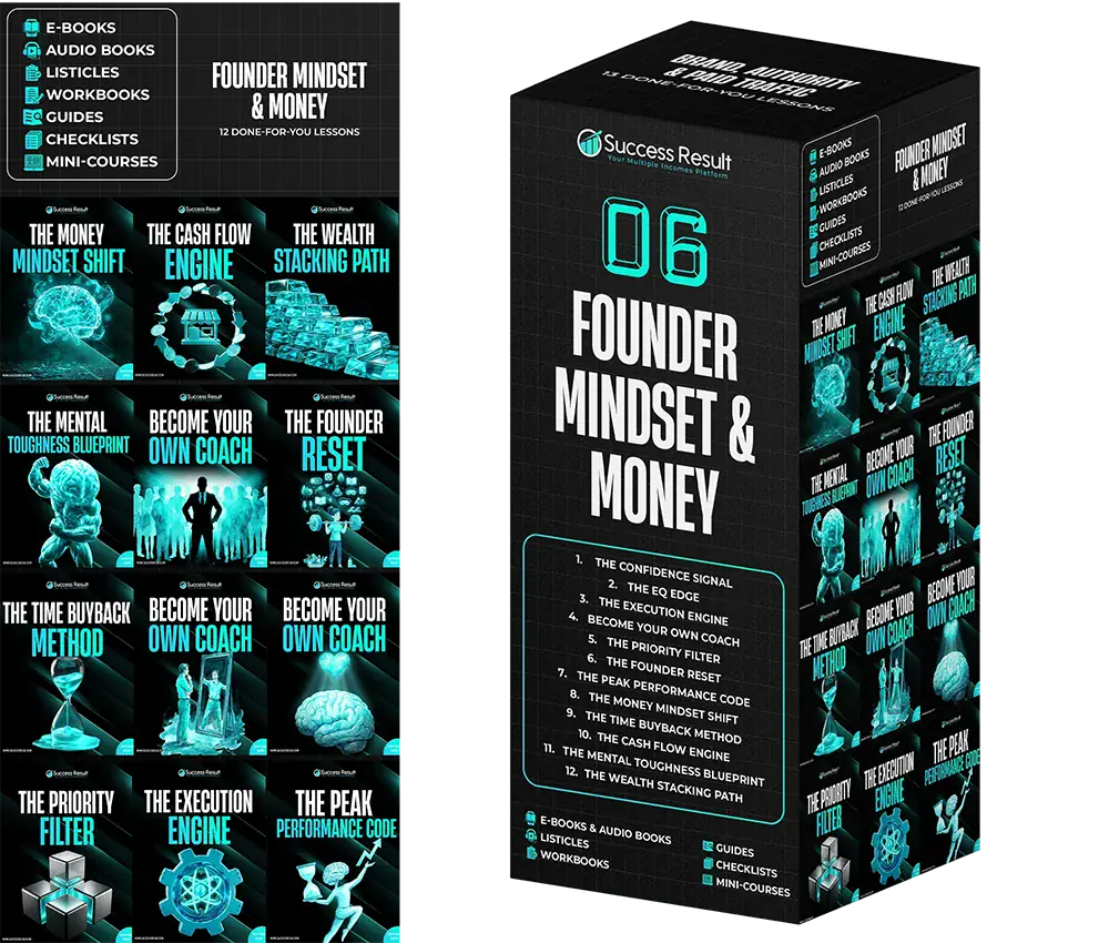 Stream 06 — Founder Mindset & Money: 12 done-for-you lessons